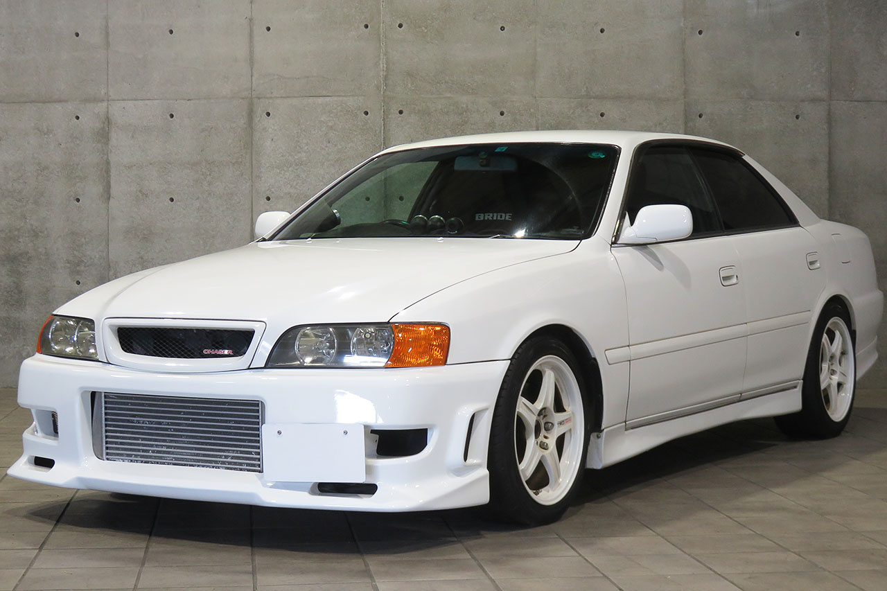 2000 Toyota CHASER JZX100 TOURER V, BLITZ Intercooler, HKS Adjustable Height Coilovers, TRD 17 Inch Wheels