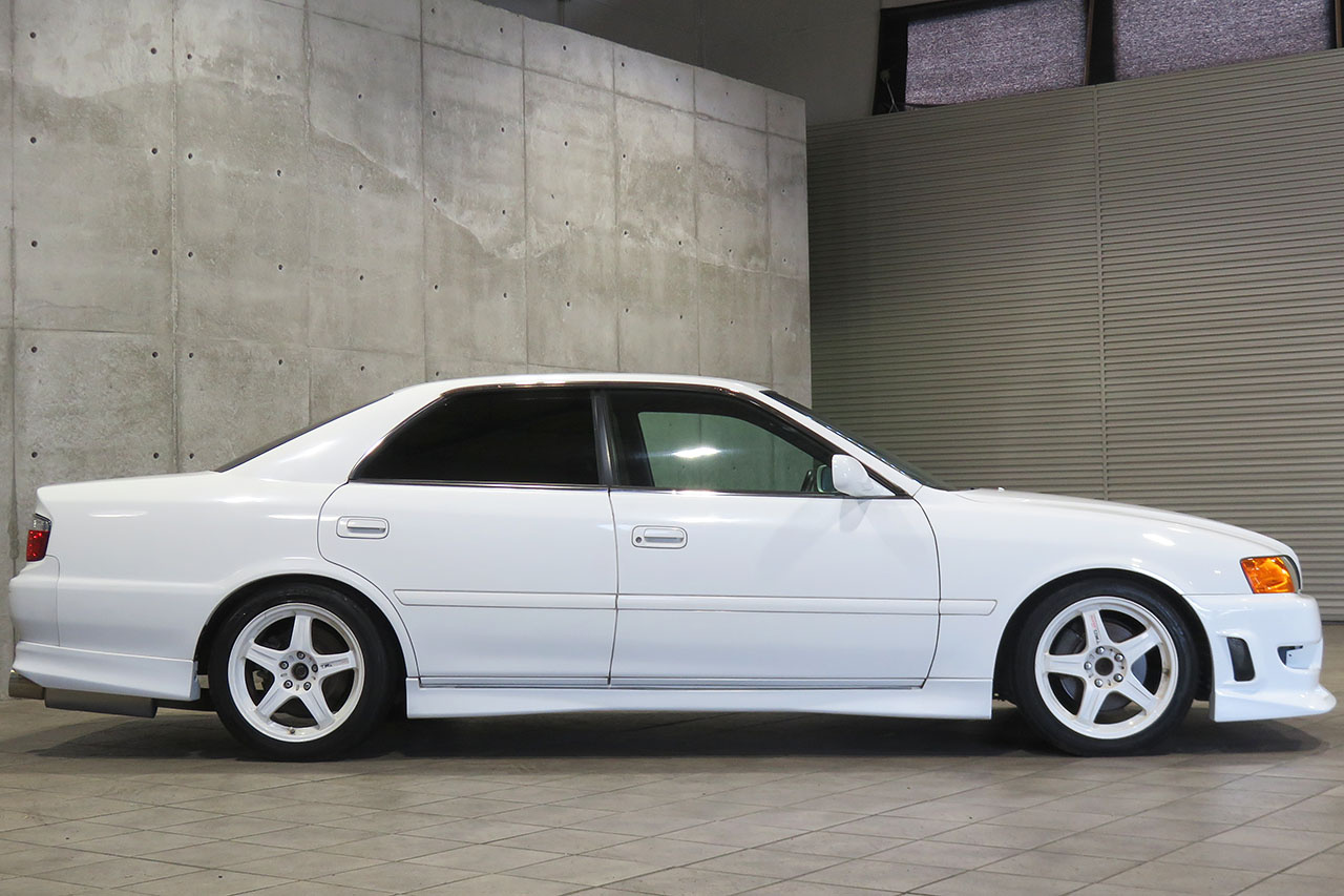 2000 Toyota CHASER JZX100 TOURER V, BLITZ Intercooler, HKS Adjustable Height Coilovers, TRD 17 Inch Wheels