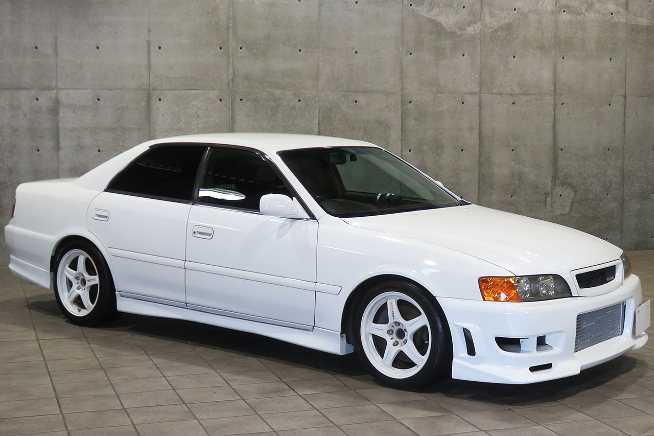 2000 Toyota CHASER JZX100 TOURER V, BLITZ Intercooler, HKS Adjustable Height Coilovers, TRD 17 Inch Wheels