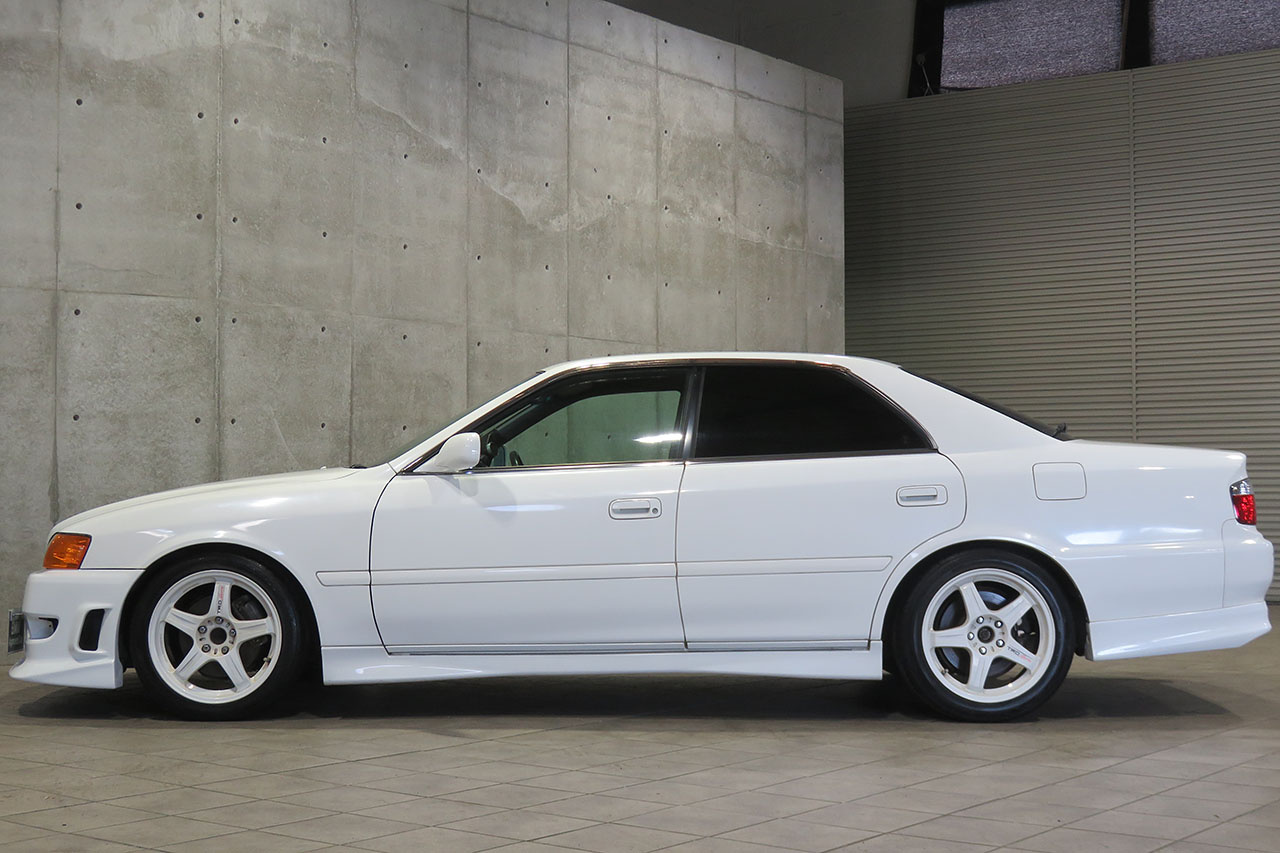 2000 Toyota CHASER JZX100 TOURER V, BLITZ Intercooler, HKS Adjustable Height Coilovers, TRD 17 Inch Wheels