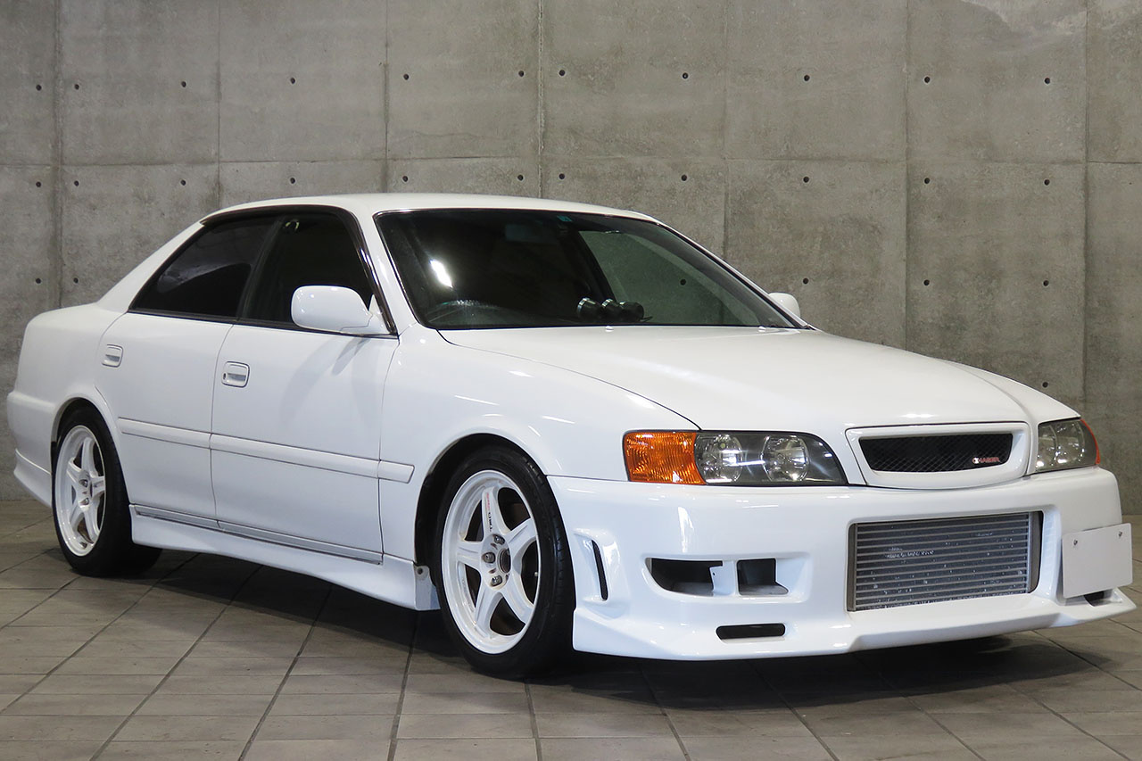 2000 Toyota CHASER JZX100 TOURER V, BLITZ Intercooler, HKS Adjustable Height Coilovers, TRD 17 Inch Wheels