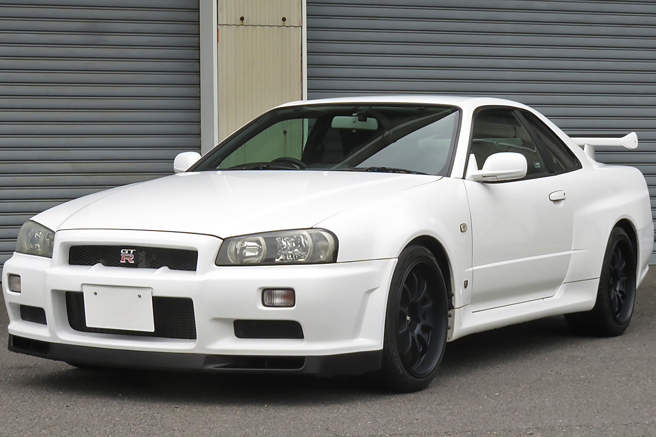 2000 Nissan SKYLINE GT-R BNR34 R34 GT-R, NISMO Exhaust, NISMO Shock Absorber, ADVAN Racing 18 Inch Wheels