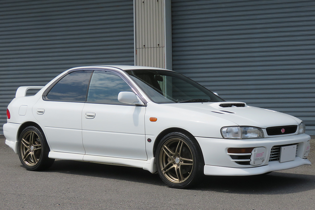 1998 Subaru IMPREZA STI 97 Model GC8 WRX STi Version 4 , STi Engine Carbon Tower Bar, AVS Model 5 17 Inch Wheels