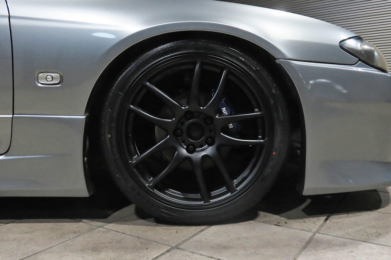1999 Nissan SILVIA S15 SPEC R, WORK EMOTION 18 Inch Wheels, CUSCO Height Adjustable Coilovers
