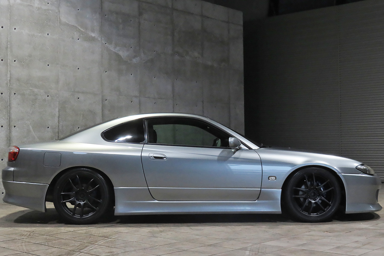 1999 Nissan SILVIA S15 SPEC R, WORK EMOTION 18 Inch Wheels, CUSCO Height Adjustable Coilovers