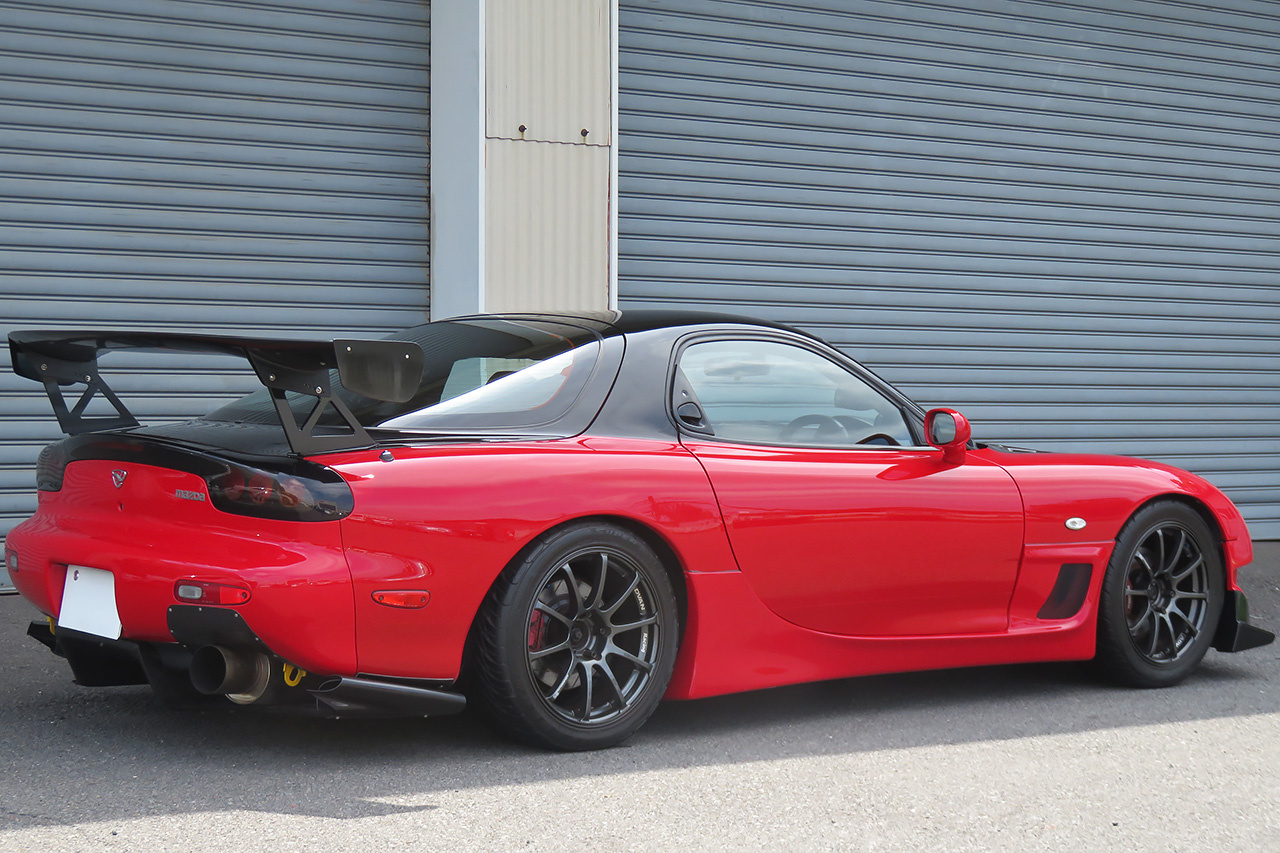 1997 Mazda ENFINI RX-7 FD3S TYPE RB, RE AMEMIYA Carbon Bonnet, RE AMEMIYA Front Bumper, ADVAN RACING 17 Inch Alloy Wheels