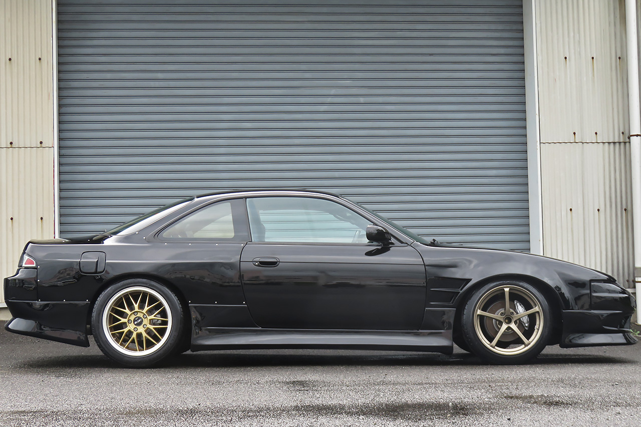 1996 Nissan SILVIA SIL80 S14 K's, ONEVIA Body Kit, EXAS Muffler, HKS Height Adjustable Coilovers