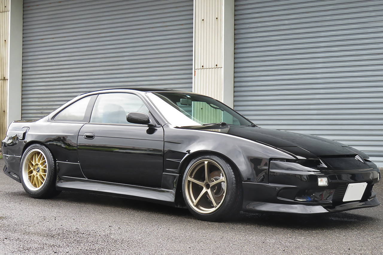 1996 Nissan SILVIA SIL80 S14 K's, ONEVIA Body Kit, EXAS Muffler, HKS Height Adjustable Coilovers