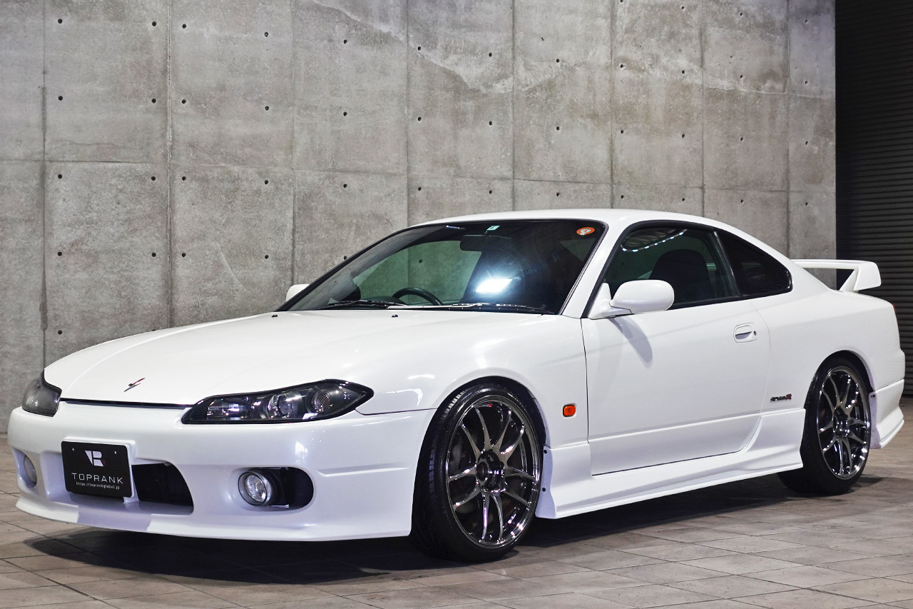 2000 Nissan SILVIA 99 MODEL S15 SPEC R AERO, WORK 18 Inch Wheels, TEIN Height Adjustable Coilovers