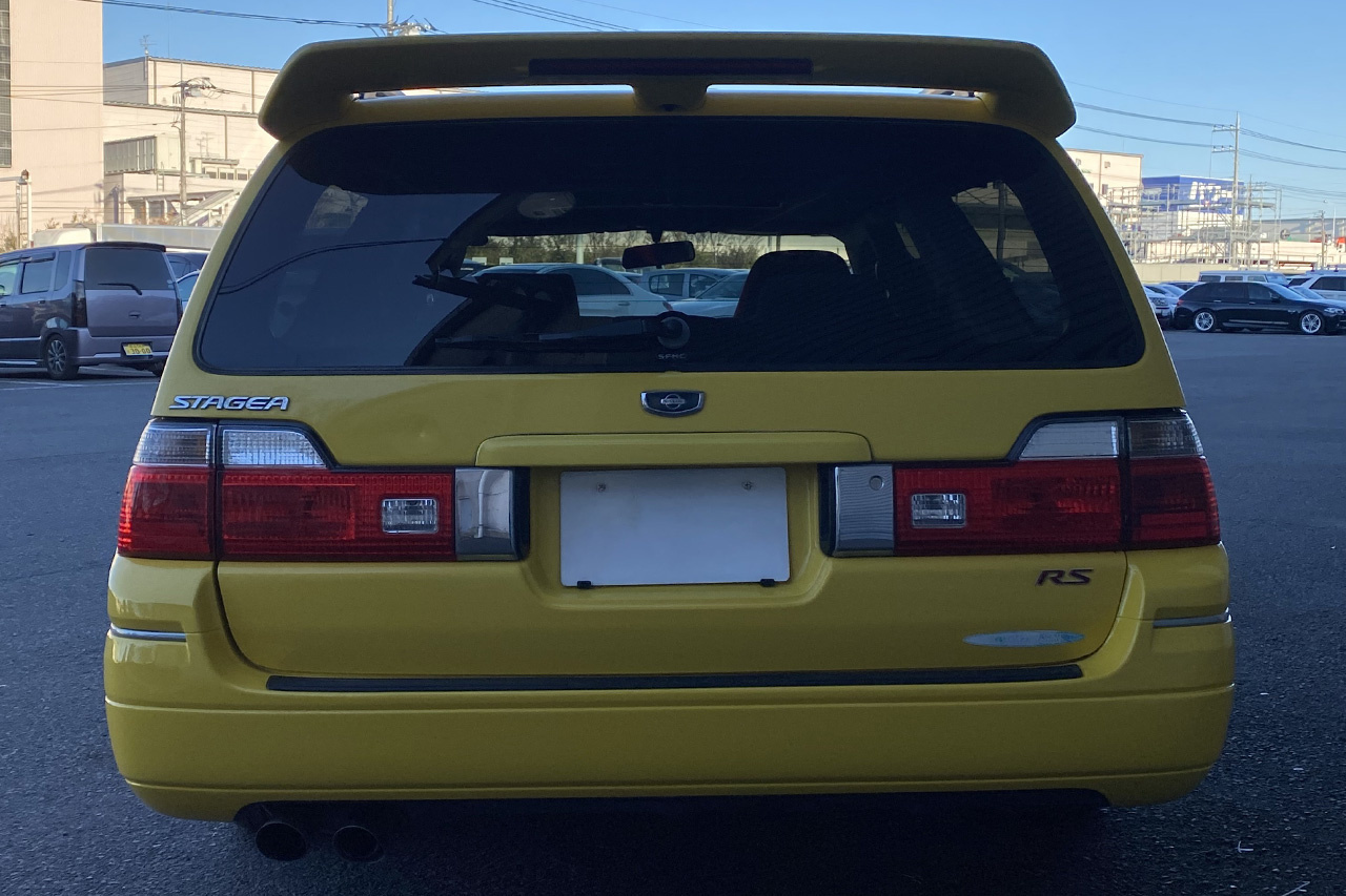2000 Nissan STAGEA WGC34 25t RS V AERO PACKAGE, RB25DET TURBO ENGINE, EV1 LIGHTNING YELLOW