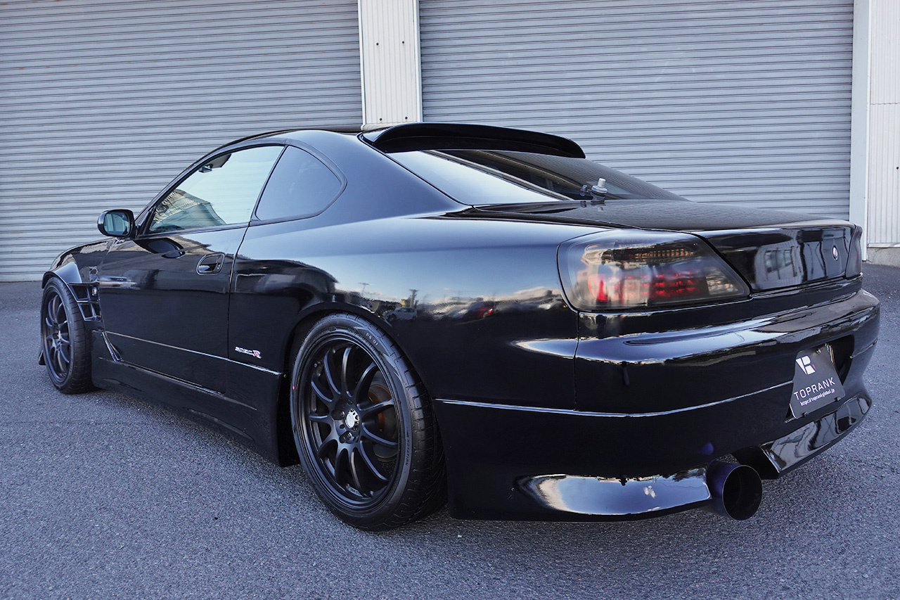 2001 Nissan SILVIA S15 SPEC R, HKS Muffler, WORK Emotion 18 Inch Wheels