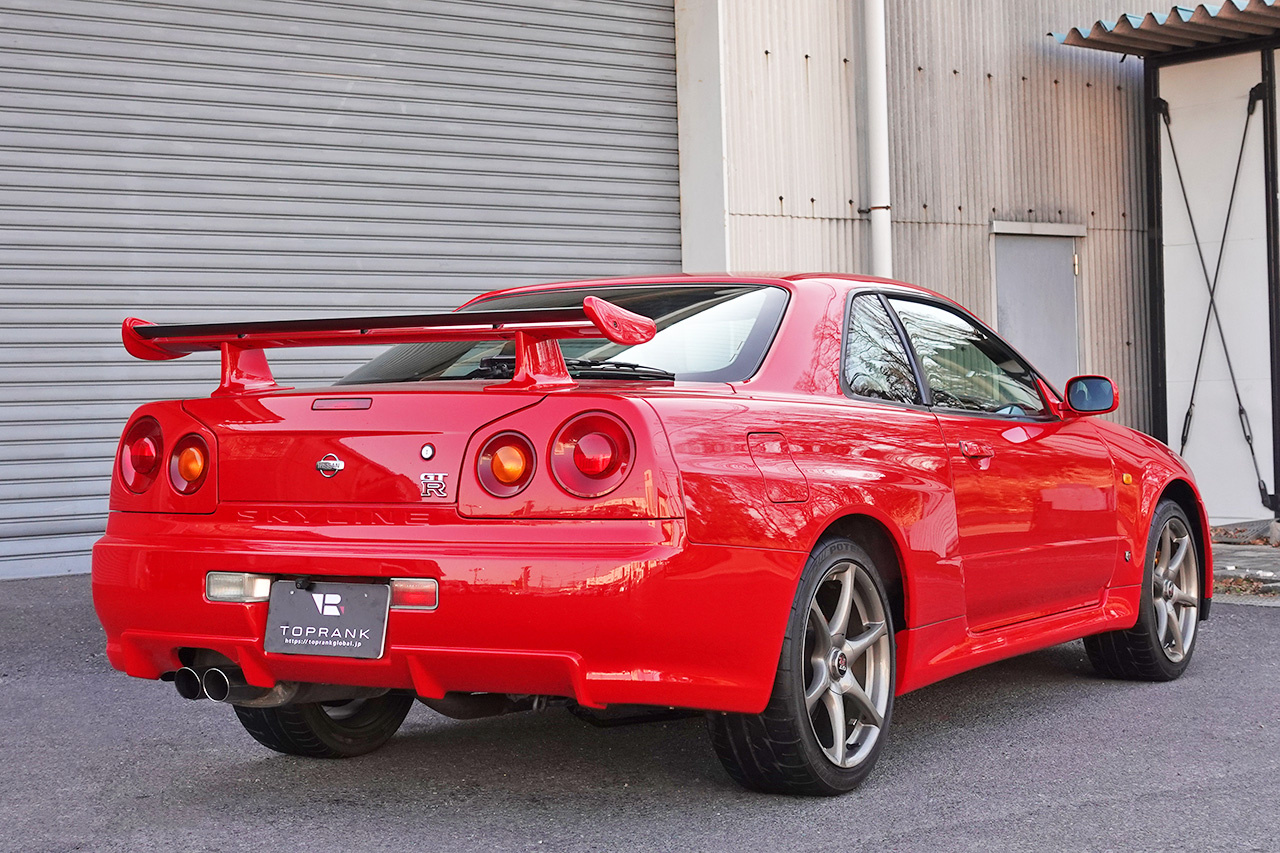 1999 Nissan SKYLINE GT-R BNR34 GTR AR2 ACTIVE RED