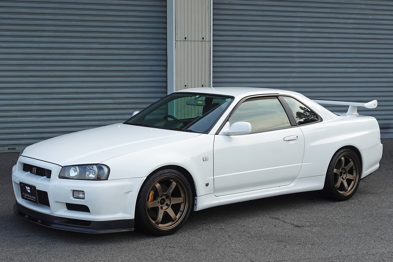 超激得好評スカイライン R34 GT-R BNR34 (1999.1-2002.12) TOP SECRET オリジナルトランクマット ／／ トップシークレット 内装 パーツ 社外 日産用