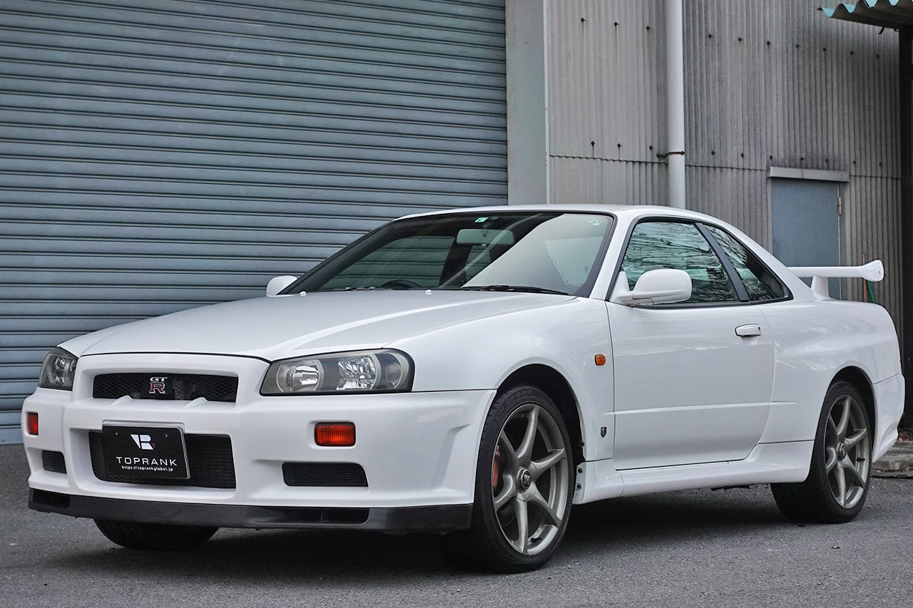 1999 Nissan SKYLINE GT-R 99 MODEL BNR34 GT-R QM1 WHITE