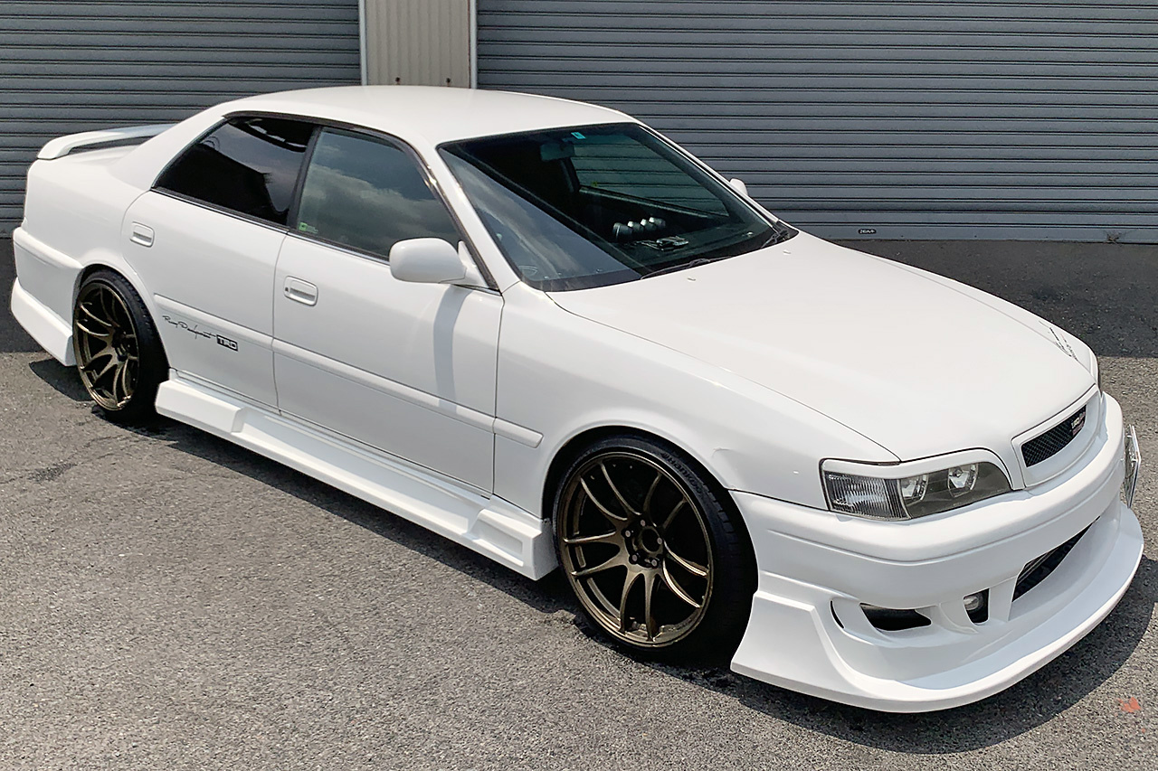 1999 Toyota CHASER JZX100 TOURER V, Origin Lab Full Aero Kit, Work Kiwami 19 Inch Wheels