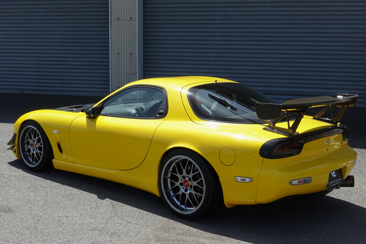 1998 Mazda ENFINI RX-7 FD3S RX-7 RS-R, RE AMEMIYA CARBON DUCT BONNET, RE AMEMIYA GT3 CARBON REAR GT WING