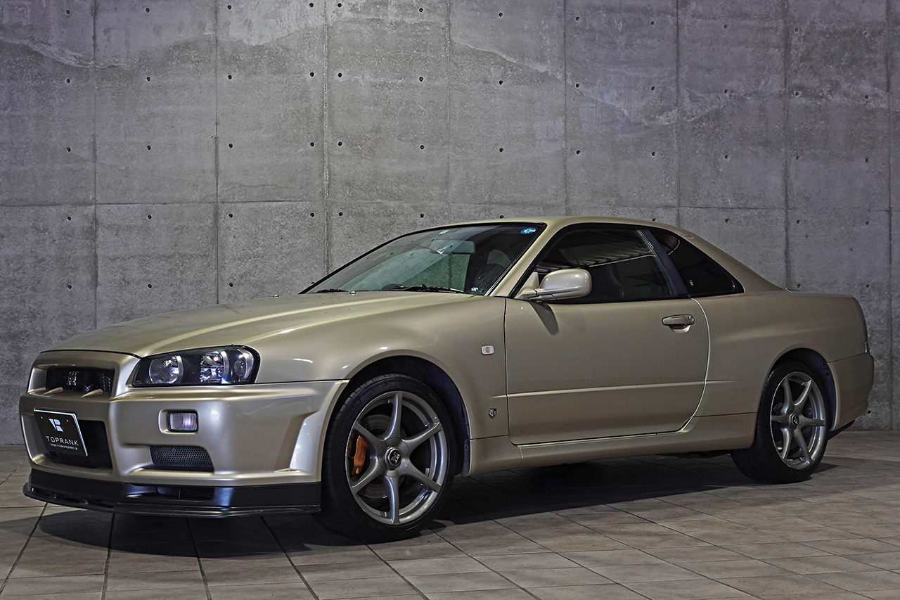 2002 Nissan SKYLINE GT-R ONE OWNER BNR34 R34 GT-R M-SPEC EYO Silica Brass,