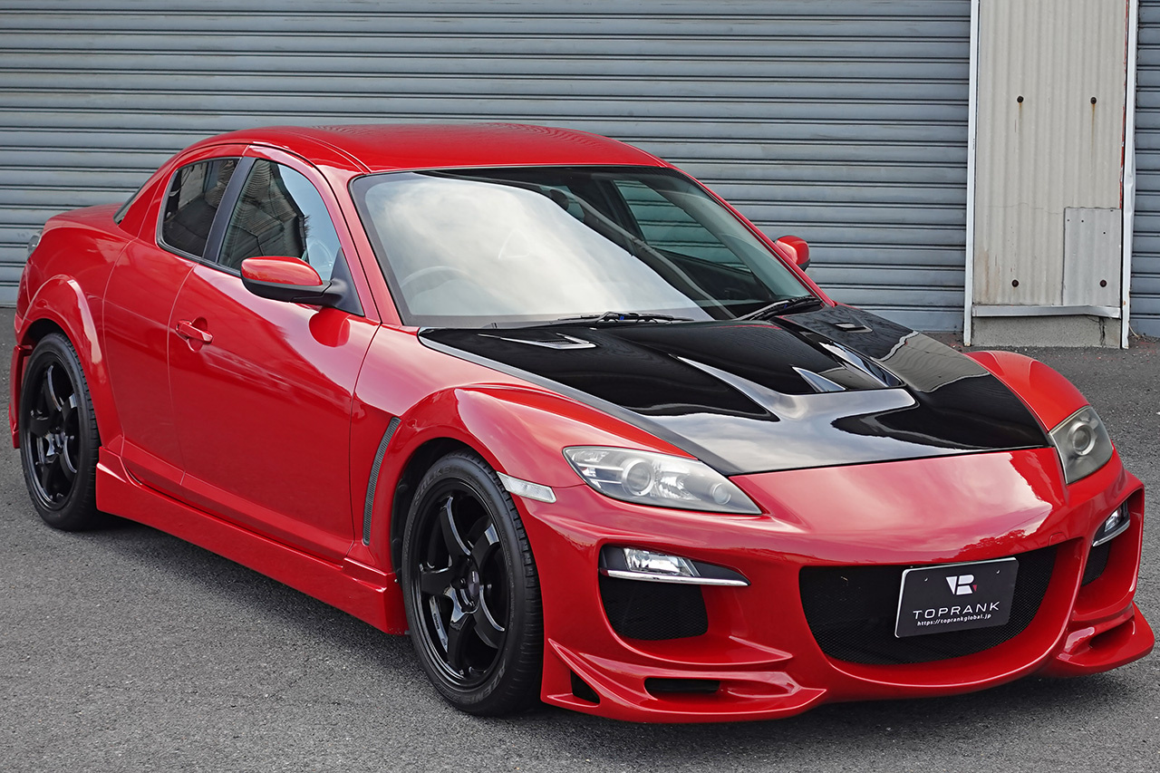 2003 Mazda RX-8 SE3P RX-8 TYPE S, R MAGIC AERO, BLITZ Height Adjustable Coilovers, ENKEI Wheels