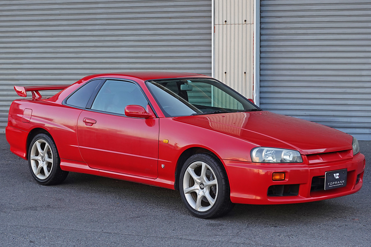 1998 Nissan SKYLINE COUPE ER34 25GT TURBO, EARLY MODEL, ACTIVE RED AR2