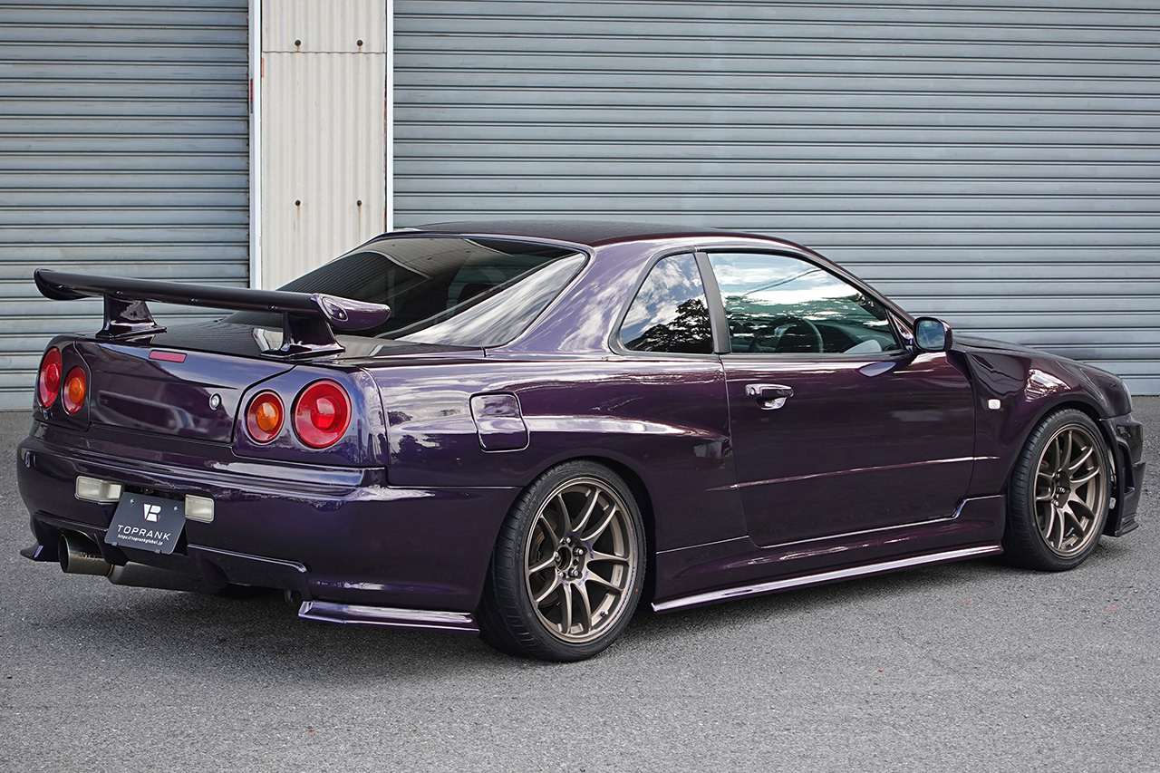 1999 Nissan SKYLINE COUPE ER34 25 GT-T、GT-R Style Aero Bodykit, LX0 Midnight Purple 3