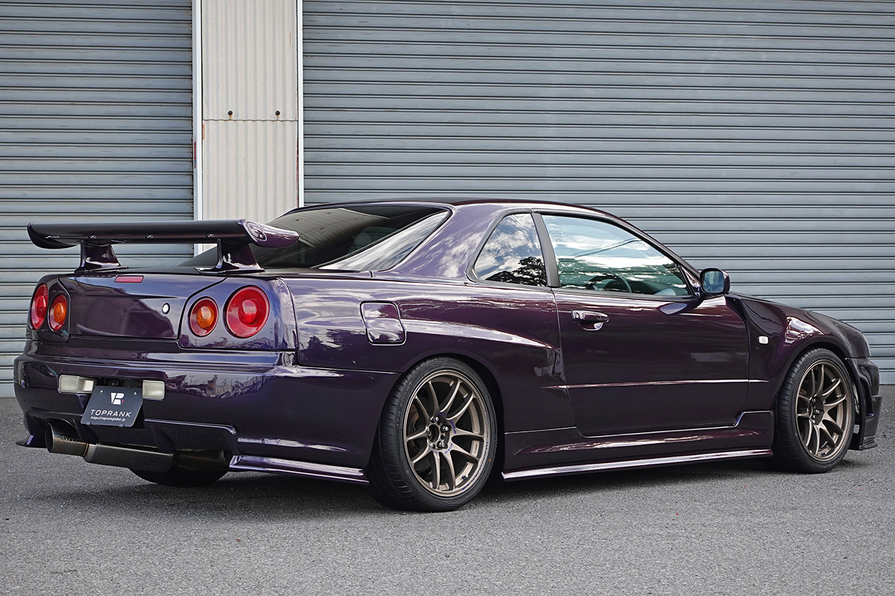 1999 Nissan SKYLINE COUPE ER34 25 GT-T、GT-R Style Aero Bodykit, LX0 Midnight Purple 3