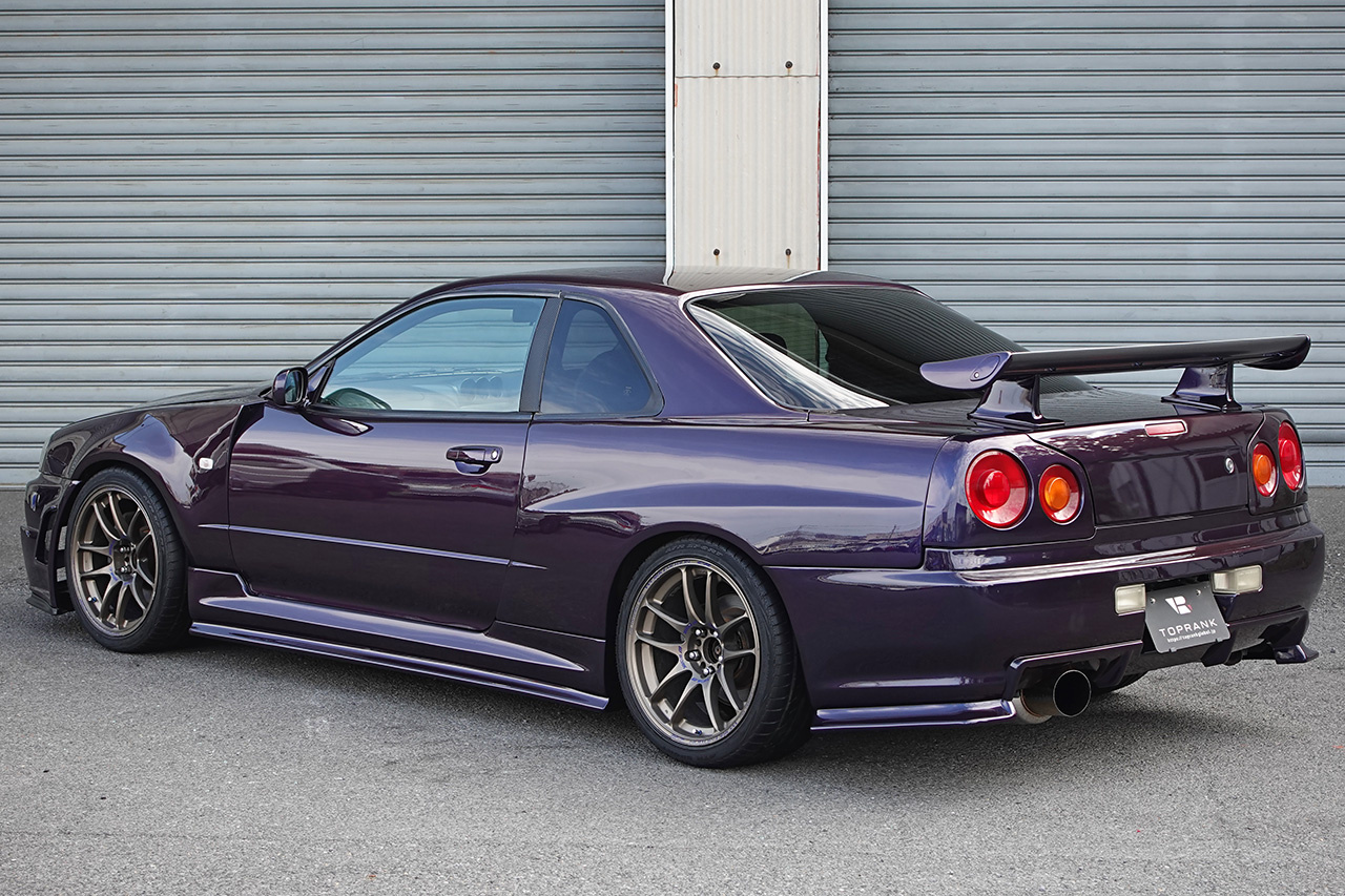 1999 Nissan SKYLINE COUPE ER34 25 GT-T、GT-R Style Aero Bodykit, LX0 Midnight Purple 3