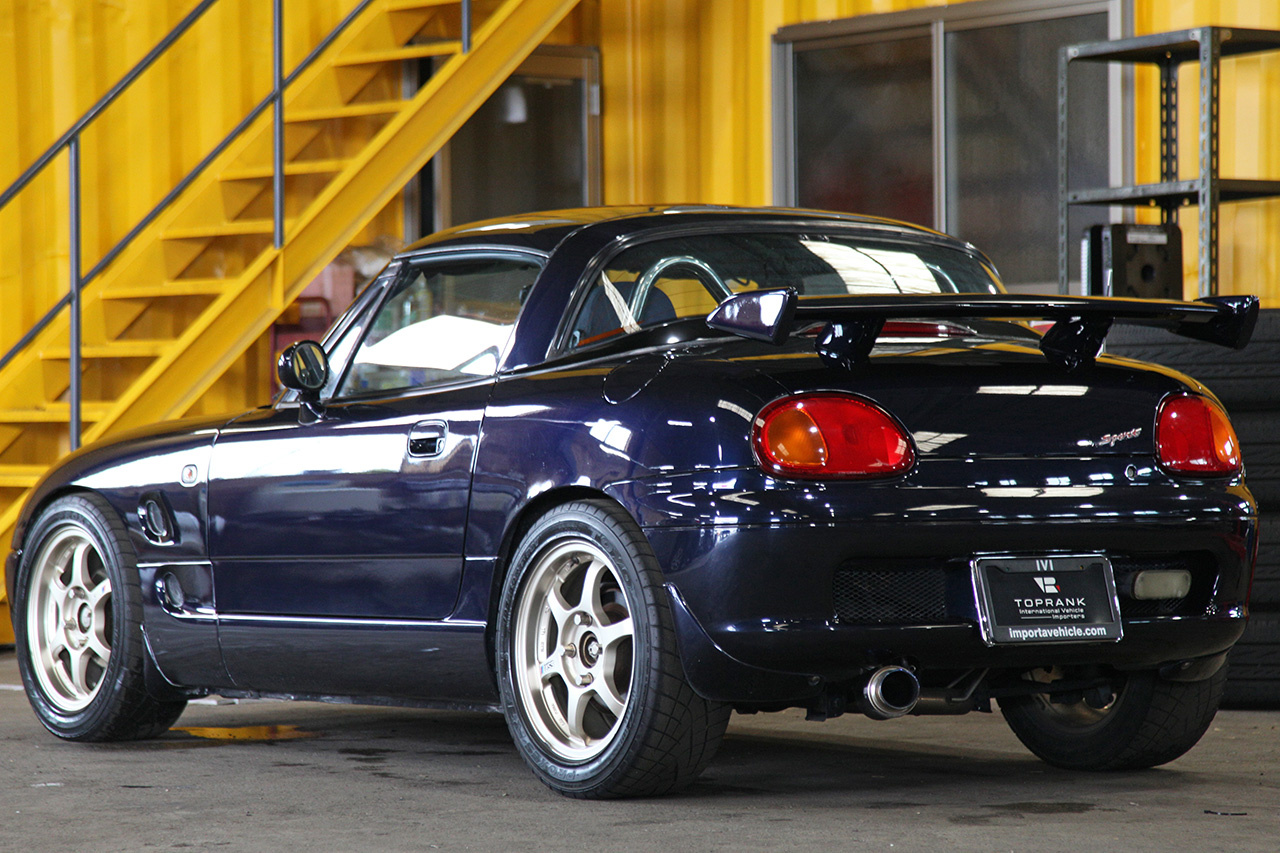 1993 Suzuki CAPPUCCINO LIMITED -with deep blue pearl body color and 3-level convertible