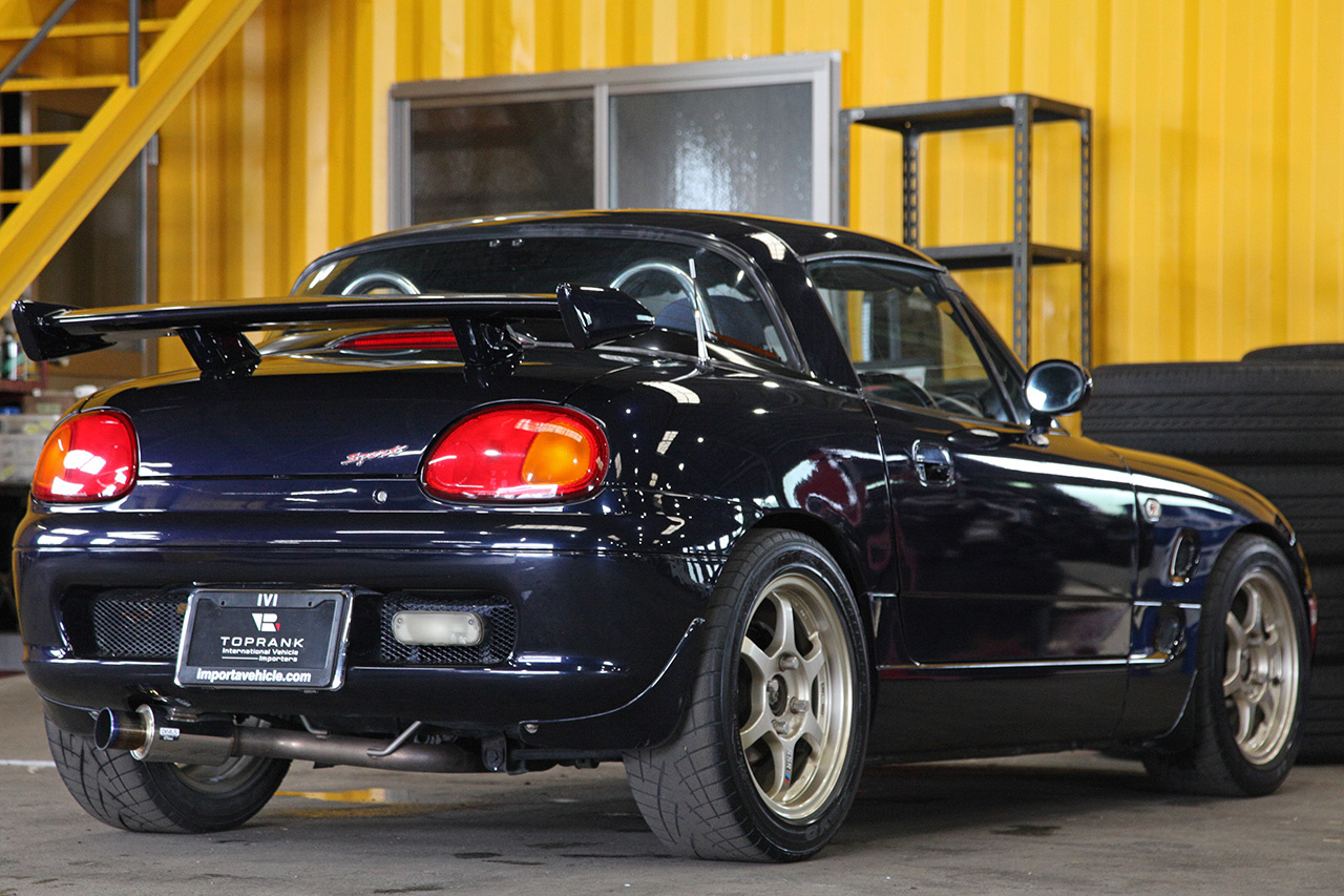 1993 Suzuki CAPPUCCINO LIMITED -with deep blue pearl body color and 3-level convertible