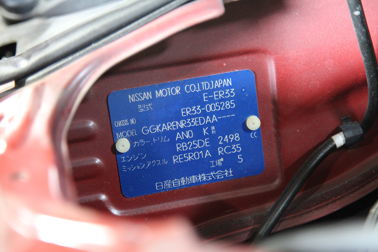 1993 Nissan SKYLINE R33 GTS25