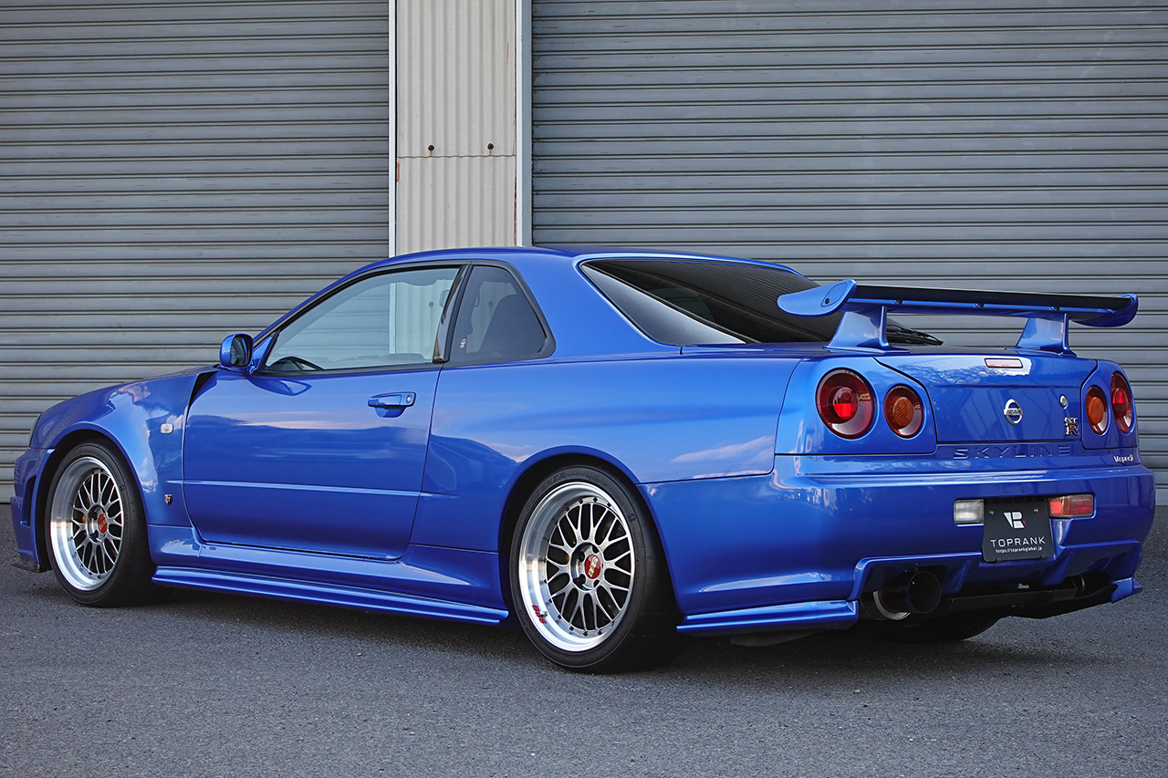 2002 Nissan SKYLINE GT-R BNR34 R34 GT-R V-SPEC II , TV2 Bayside Blue, NISMO Aero, BBS Wheels