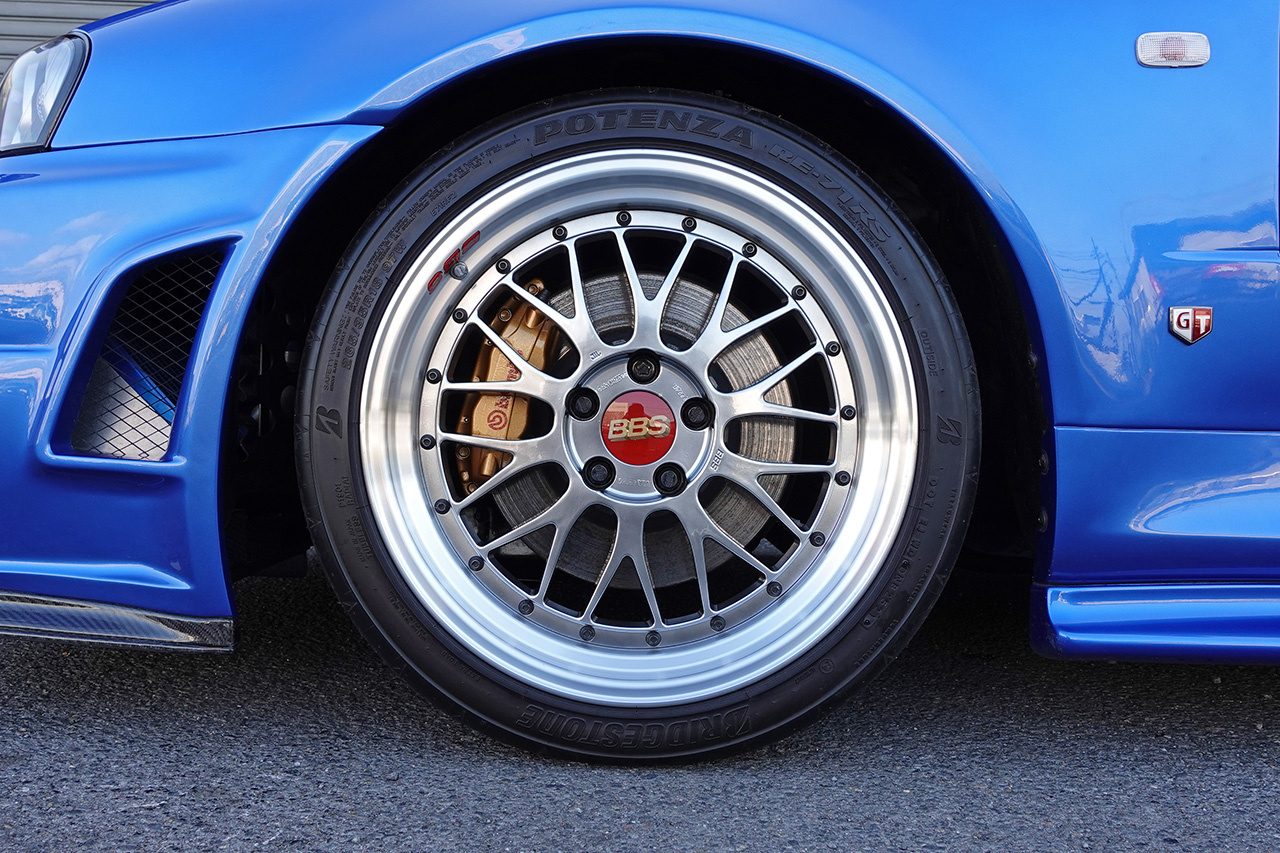 2002 Nissan SKYLINE GT-R BNR34 R34 GT-R V-SPEC II , TV2 Bayside Blue, NISMO Aero, BBS Wheels