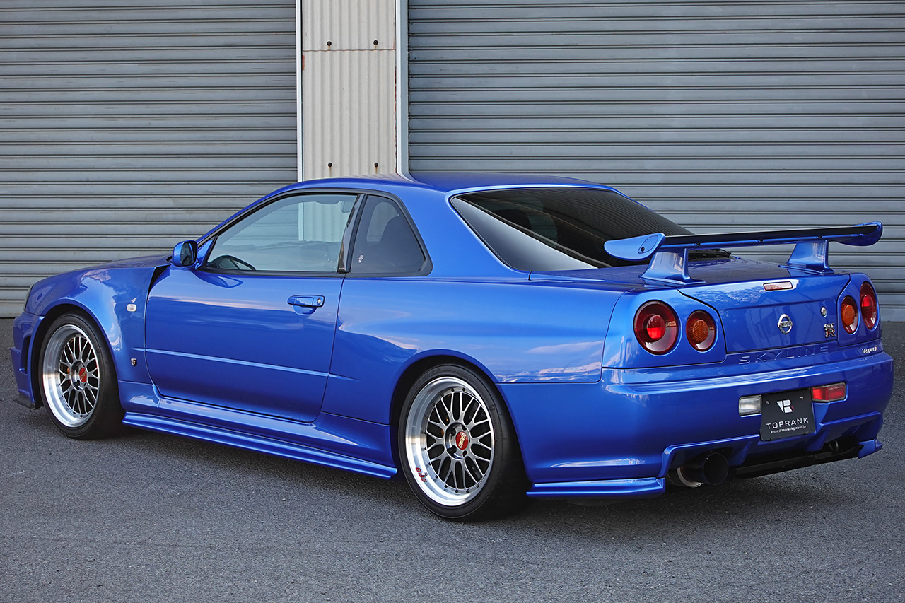 2002 Nissan SKYLINE GT-R BNR34 R34 GT-R V-SPEC II , TV2 Bayside Blue, NISMO Aero, BBS Wheels