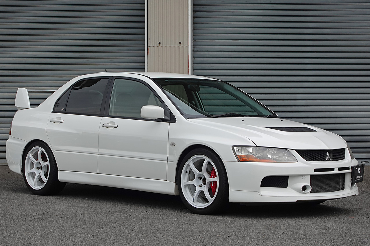 2005 Mitsubishi LANCER EVOLUTION CT9A GSR EVO 9, BLITZ Height Adjustable Coilovers, ADVAN Wheels