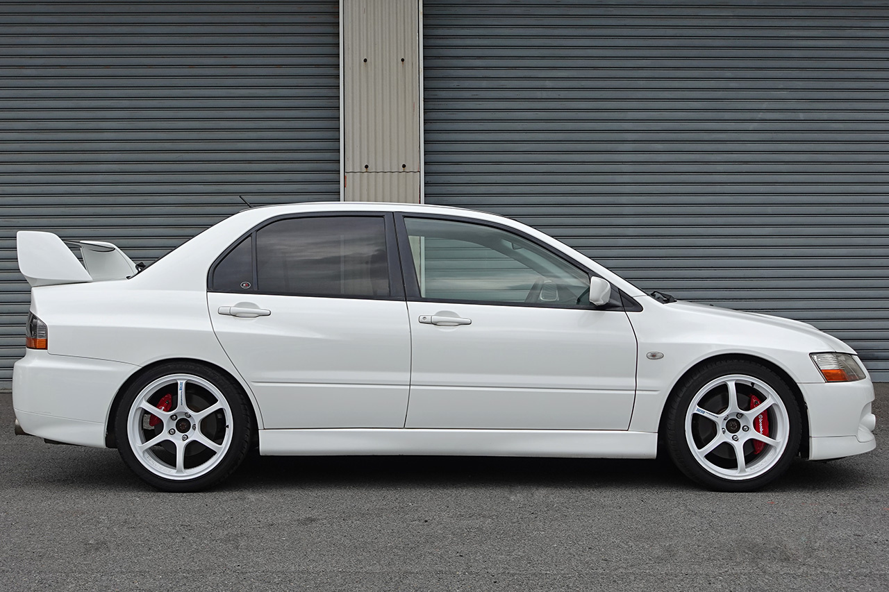 2005 Mitsubishi LANCER EVOLUTION CT9A GSR EVO 9, BLITZ Height Adjustable Coilovers, ADVAN Wheels