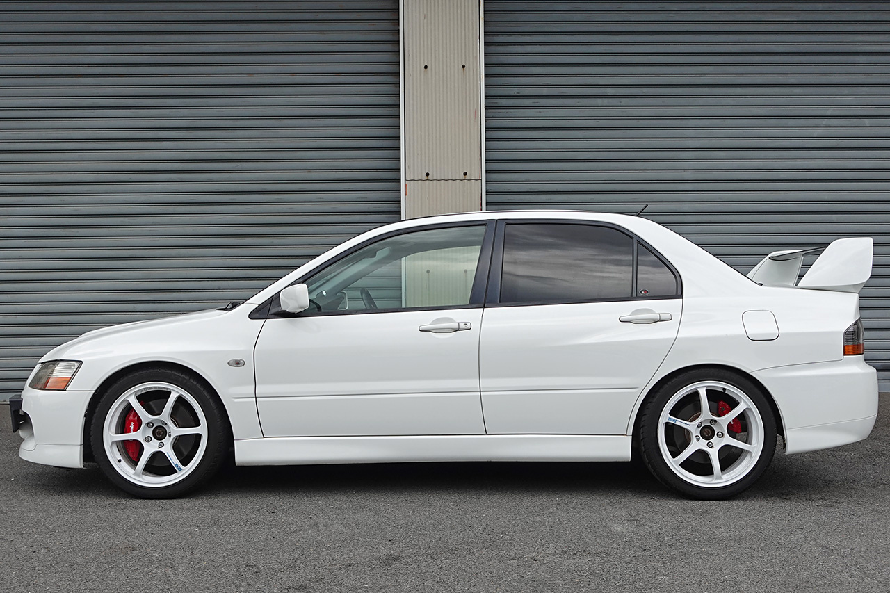 2005 Mitsubishi LANCER EVOLUTION CT9A GSR EVO 9, BLITZ Height Adjustable Coilovers, ADVAN Wheels