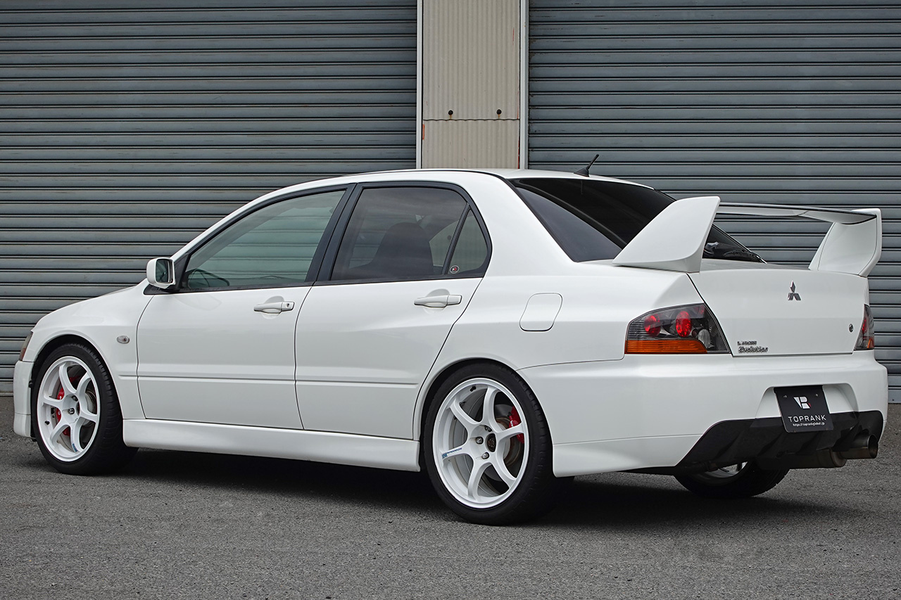 2005 Mitsubishi LANCER EVOLUTION CT9A GSR EVO 9, BLITZ Height Adjustable Coilovers, ADVAN Wheels