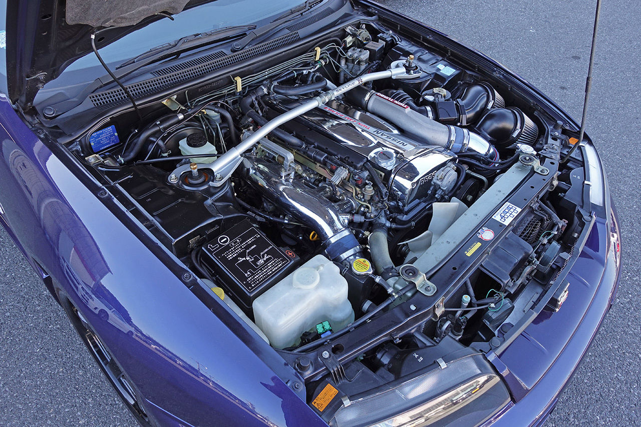 1996 Nissan SKYLINE GT-R BCNR33 R33 GT-R V-SPEC BN6 Deep Marine Blue, Tomei 2.8L Stroker kit, Nismo Aero Kit, Endless Brakes