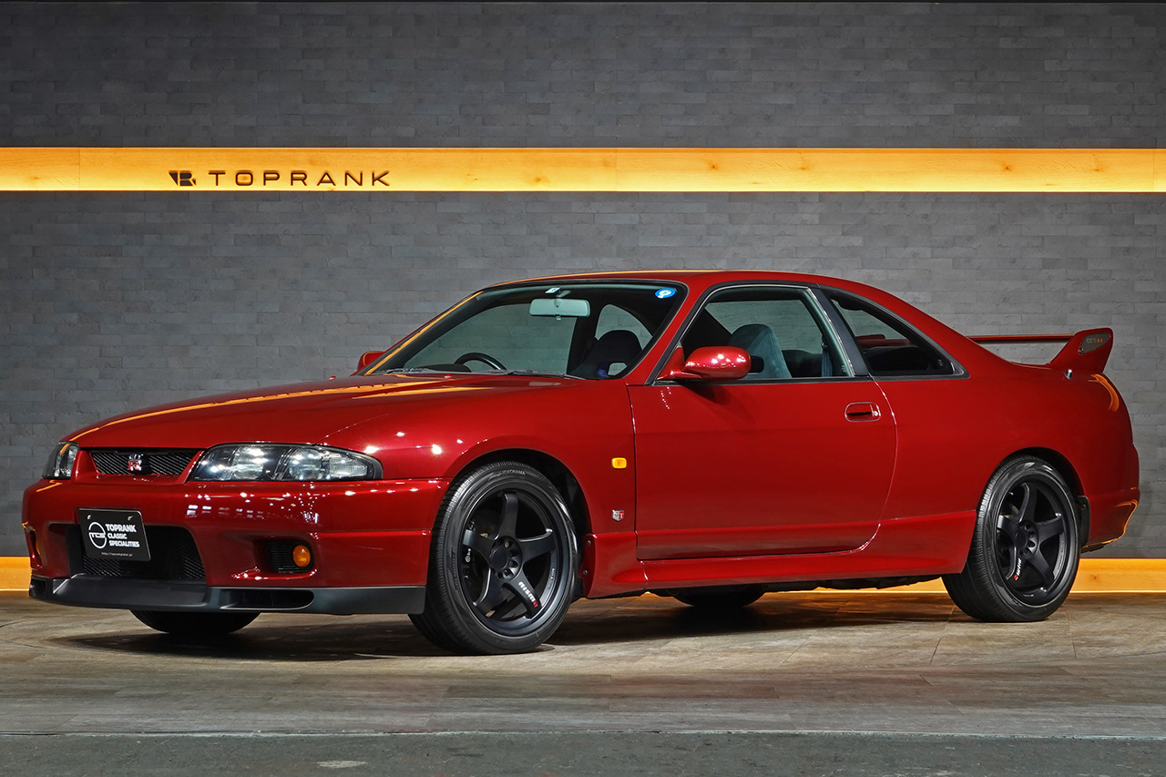 1995 Nissan SKYLINE GT-R BCNR33 R33 Skyline GT-R, Verified LOW Mileage, Factory Super Clear Red, NISMO LM GT4 Wheels