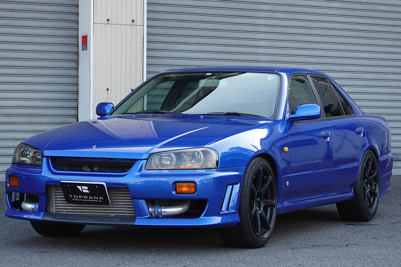 1999 Nissan SKYLINE R34 25GT-T SEDAN, 98 Model, GReddy Intercooler, HKS Silent Hi-Power Muffler