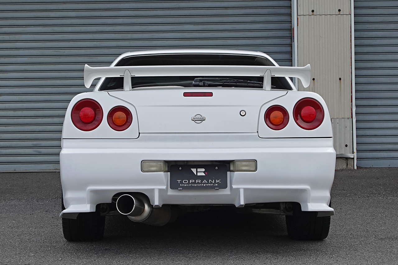 1999 Nissan SKYLINE COUPE ER34 GT-T, Aftermarket Aero, Rays Gram Lights, Apexi Height Adjustable Coilovers
