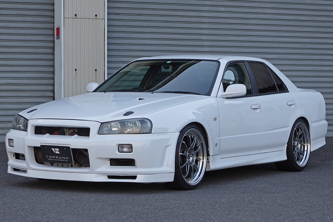 2001 Nissan SKYLINE ER34 25 GT-T, HKS Air Clean, SSR 19 Inch Wheels