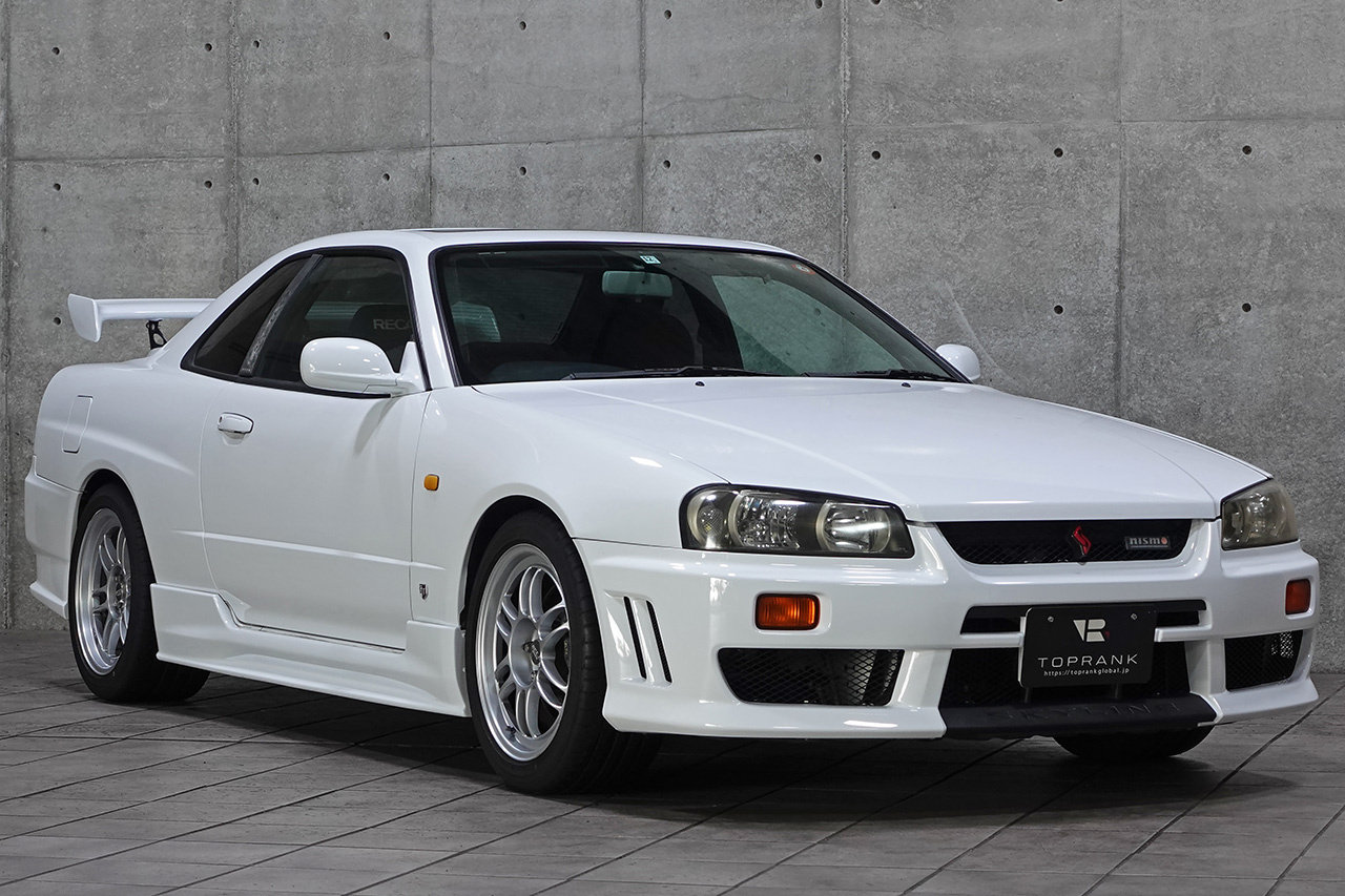 1998 Nissan SKYLINE COUPE ER34 25 GT-T, ALTIA Front Bumper, NISMO Suspension