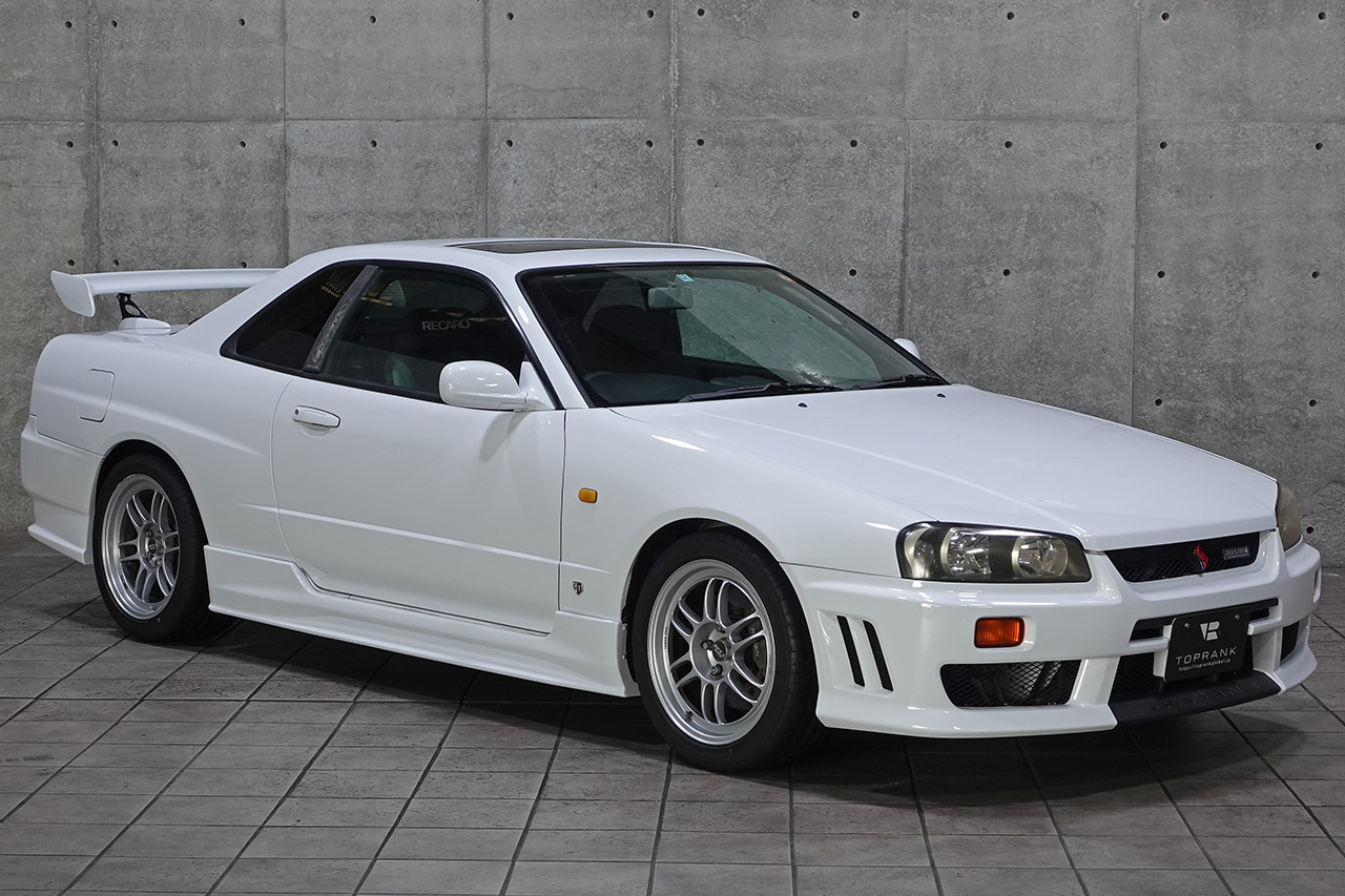 1998 Nissan SKYLINE COUPE ER34 25 GT-T, ALTIA Front Bumper, NISMO Suspension