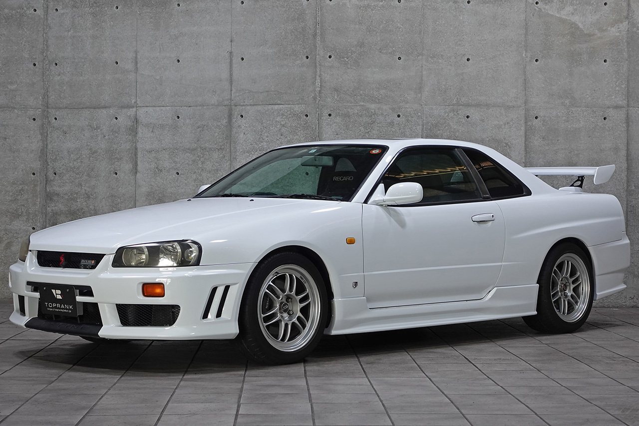 1998 Nissan SKYLINE COUPE ER34 25 GT-T, ALTIA Front Bumper, NISMO Suspension