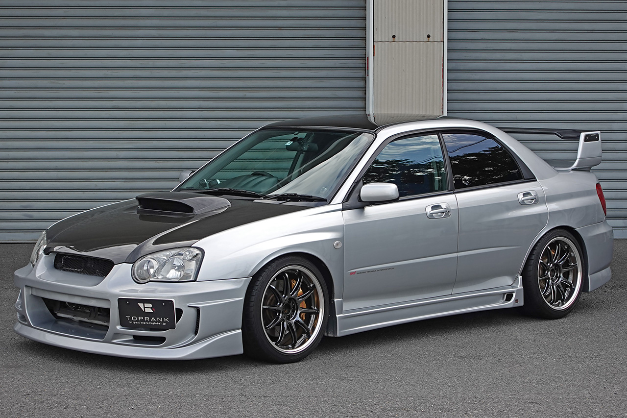 2003 Subaru IMPREZA STI GDB Impreza WRX  STi, 撃速 Charge Speed Aero, HKS Air Cleaner, HKS Height Adjustable Coilovers