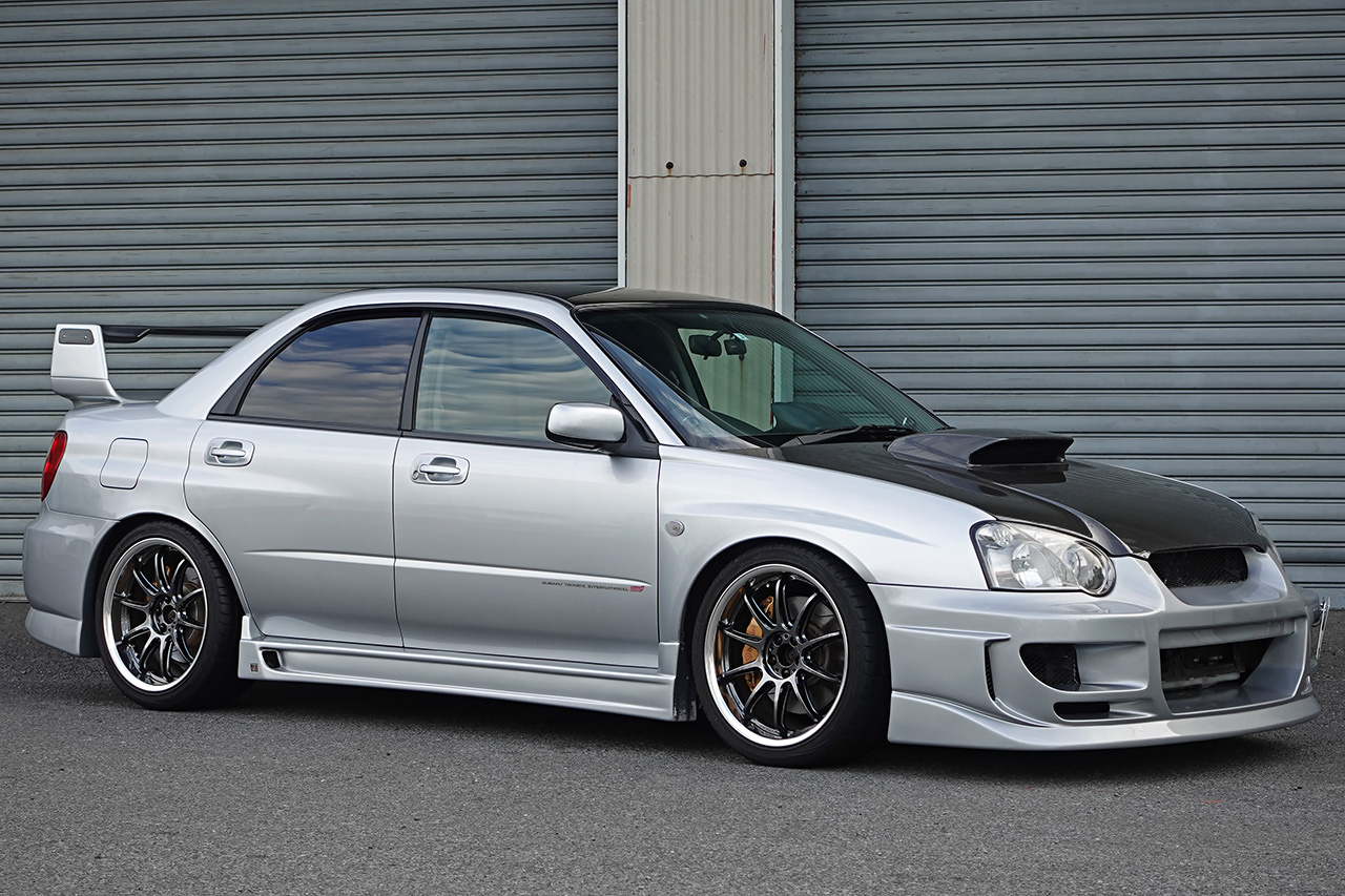 2003 Subaru IMPREZA STI GDB Impreza WRX  STi, 撃速 Charge Speed Aero, HKS Air Cleaner, HKS Height Adjustable Coilovers