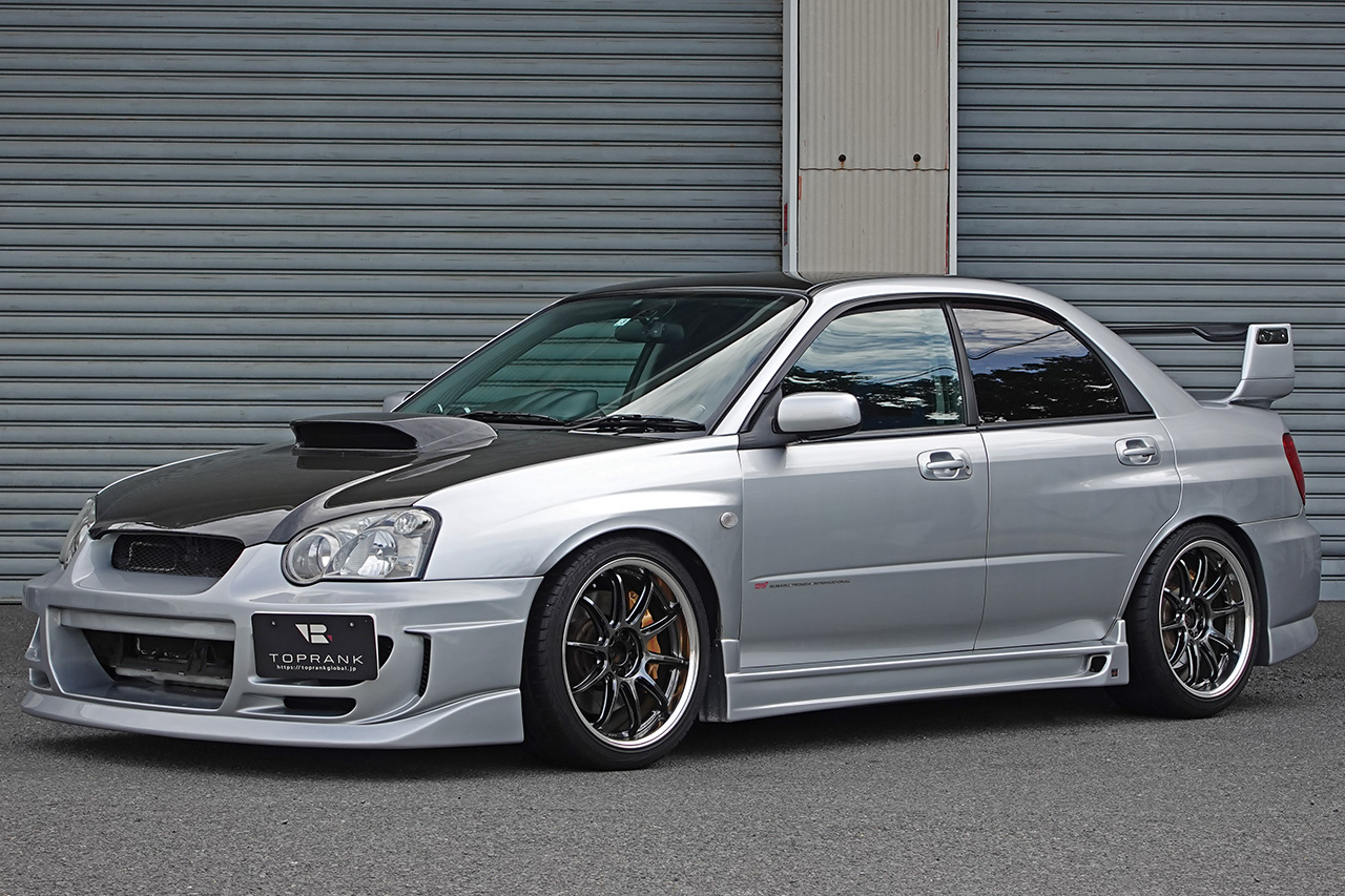 2003 Subaru IMPREZA STI GDB Impreza WRX  STi, 撃速 Charge Speed Aero, HKS Air Cleaner, HKS Height Adjustable Coilovers