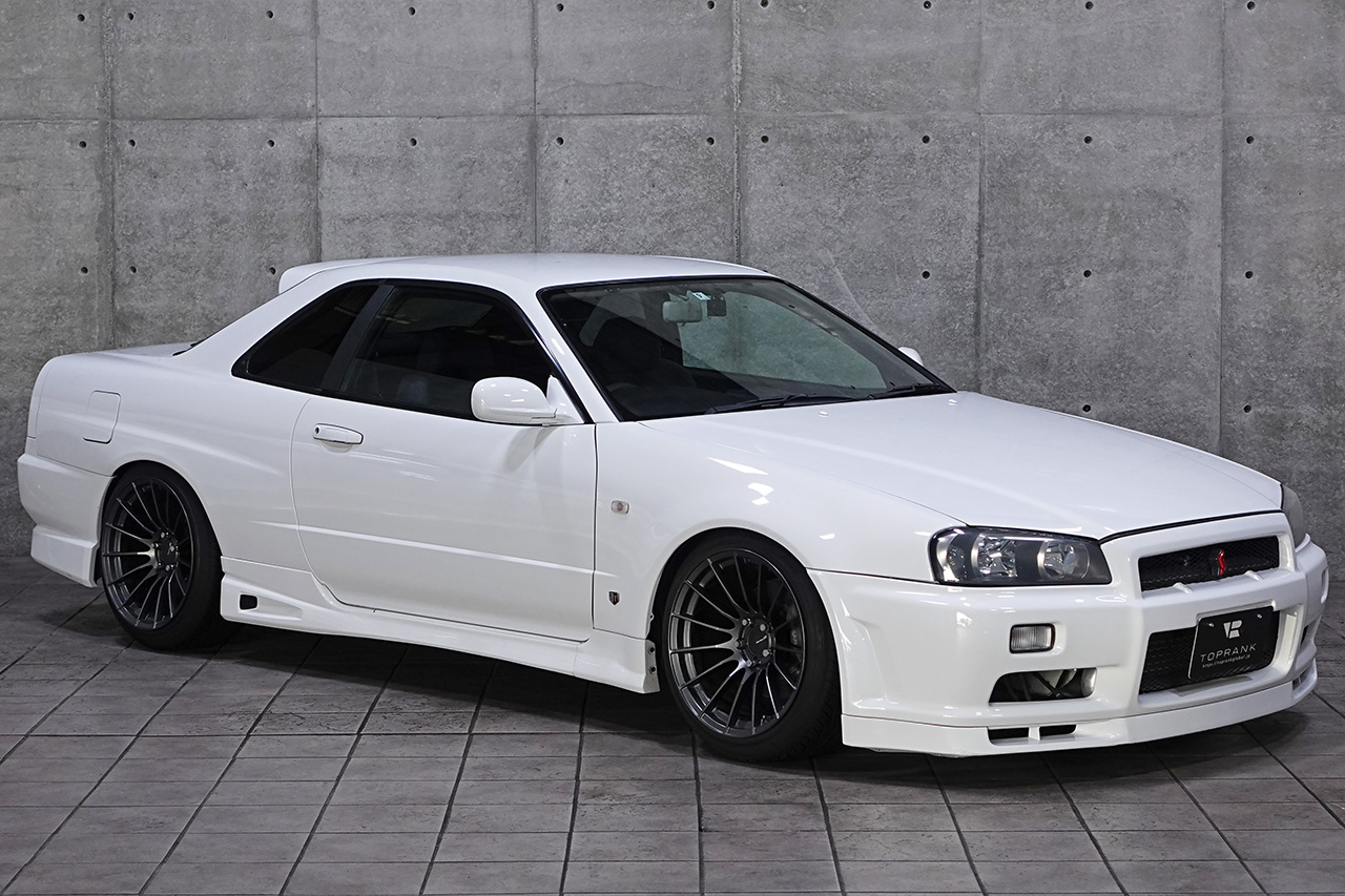 2000 Nissan SKYLINE COUPE ER34 25 GT-T, Enkei Wheels, Blitz Intercooler, Blitz Height Adjustable Coilovers