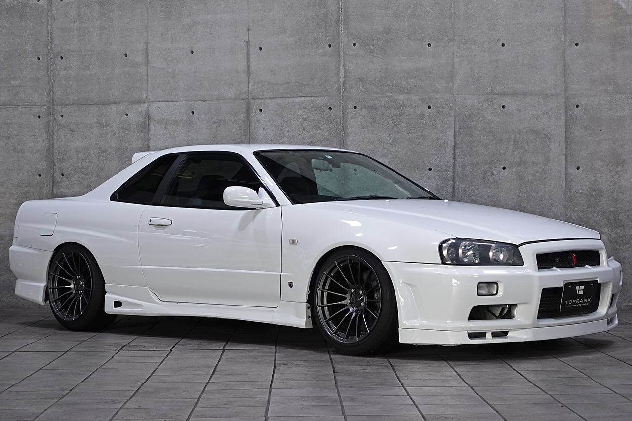 2000 Nissan SKYLINE COUPE ER34 25 GT-T, Enkei Wheels, Blitz Intercooler, Blitz Height Adjustable Coilovers