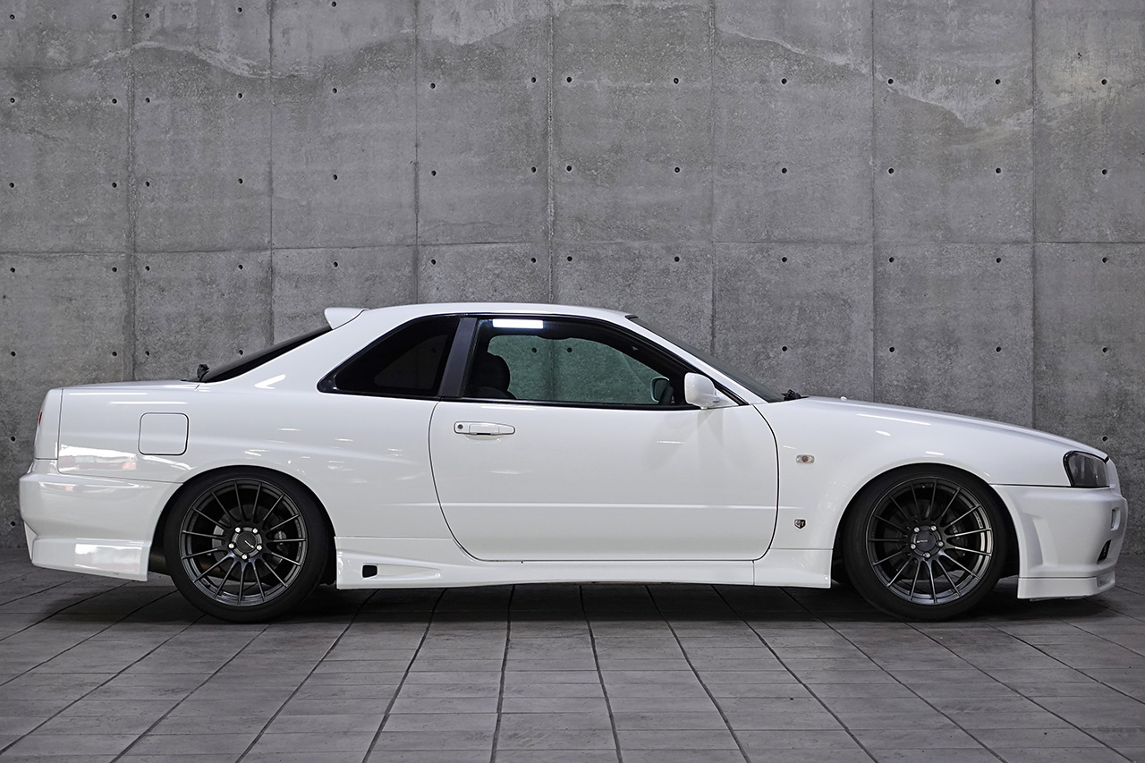 2000 Nissan SKYLINE COUPE ER34 25 GT-T, Enkei Wheels, Blitz Intercooler, Blitz Height Adjustable Coilovers
